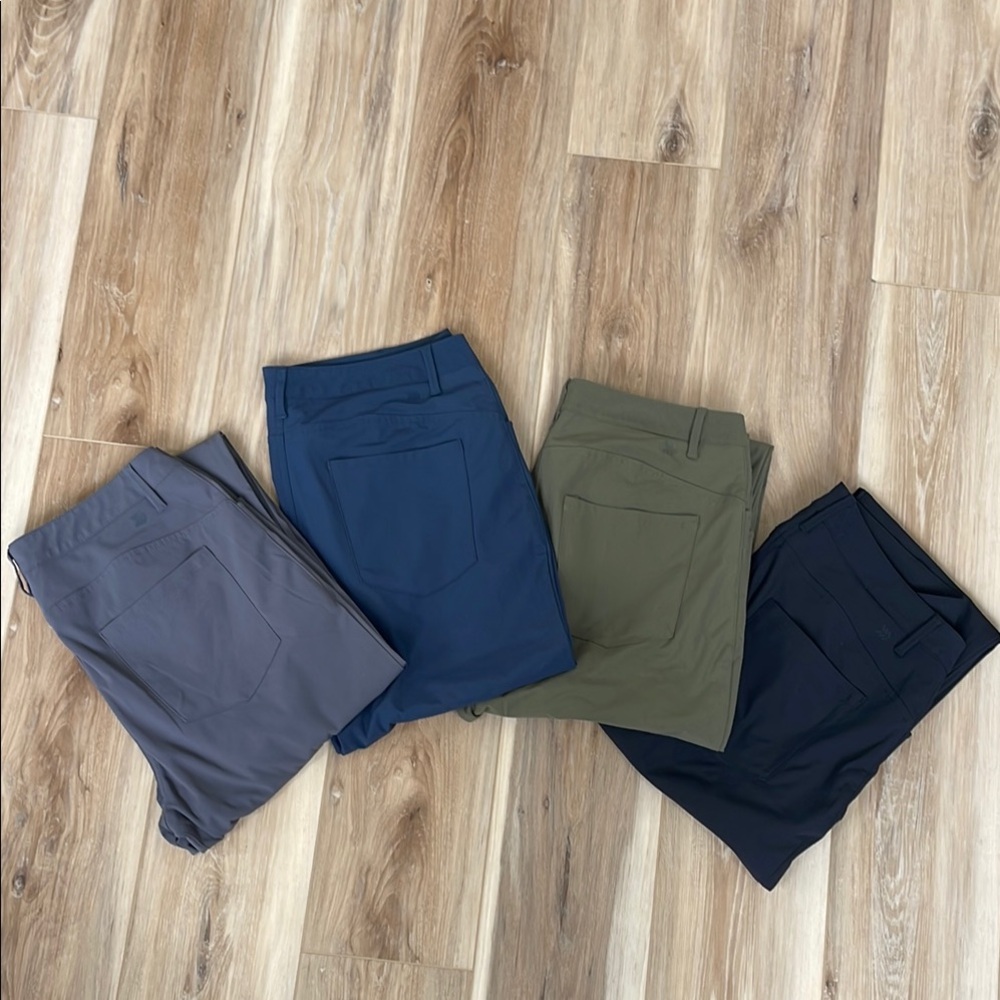 Men’s Golf/Work Athletic Chinos Lot (Bundle of 4)